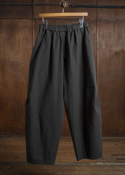 Jurgen Lehl Cotton Yakutan Bra-Tuck Tapered Pants J0553FPM222 #18: Ink