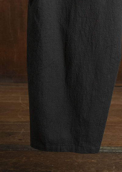 Jurgen Lehl Cotton Yakutan Bra-Tuck Tapered Pants J0553FPM222 #18: Ink