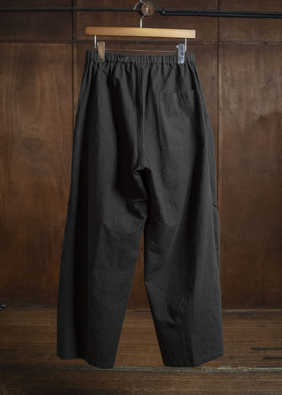 Jurgen Lehl Cotton Yakutan Bra-Tuck Tapered Pants J0553FPM222 #18: Ink