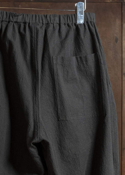 Jurgen Lehl Cotton Yakutan Bra-Tuck Tapered Pants J0553FPM222 #18: Ink