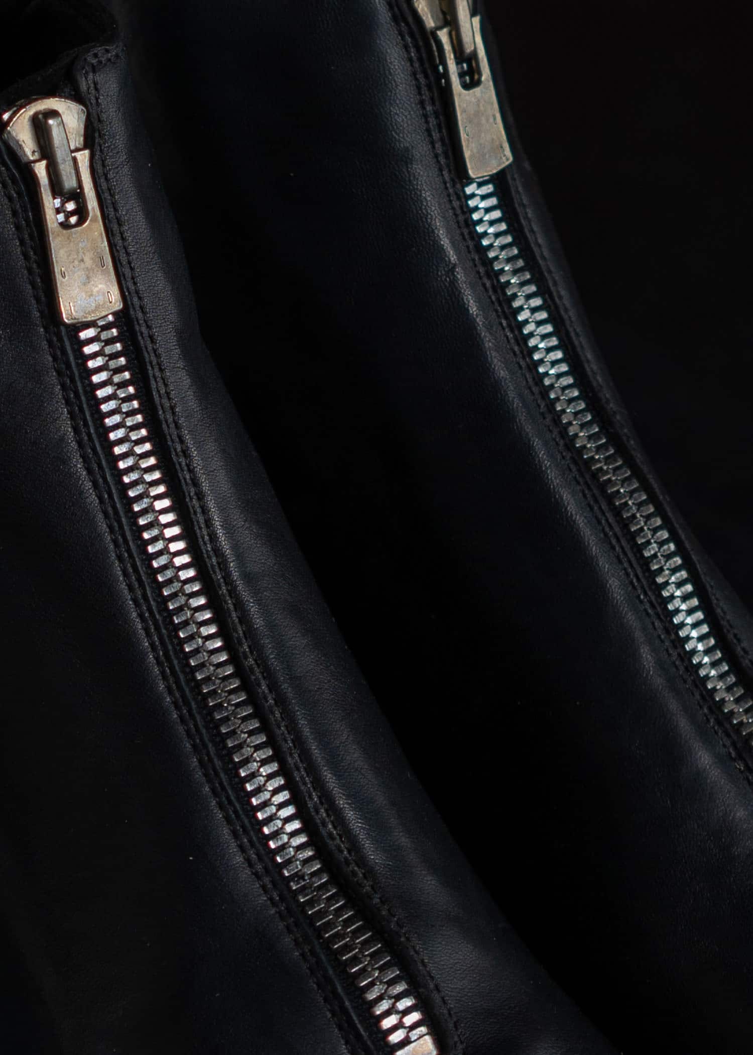 GUIDI PL1 / ORTHOPAEDIC MID FRONT ZIP / BLACK