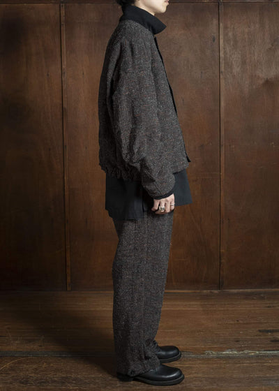 KLASICA 25F-TNK-A03 'TANKERS''-mt ''Volume sleeve tankers Blouson'' MIX BROWN