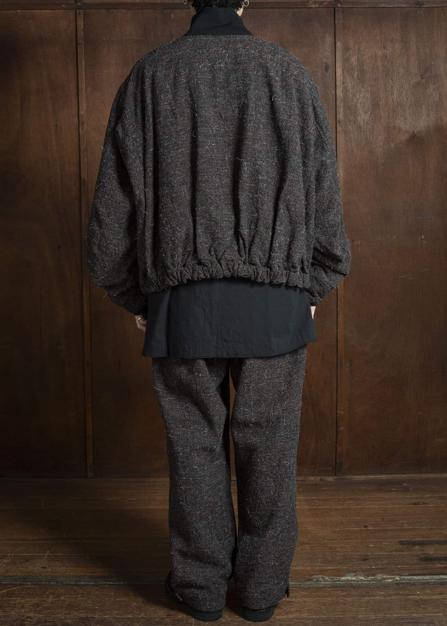 KLASICA 25F-TNK-A03 'TANKERS''-mt ''Volume sleeve tankers Blouson'' MIX BROWN