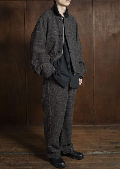 KLASICA 25F-TNK-A03 'TANKERS''-mt ''Volume sleeve tankers Blouson'' MIX BROWN