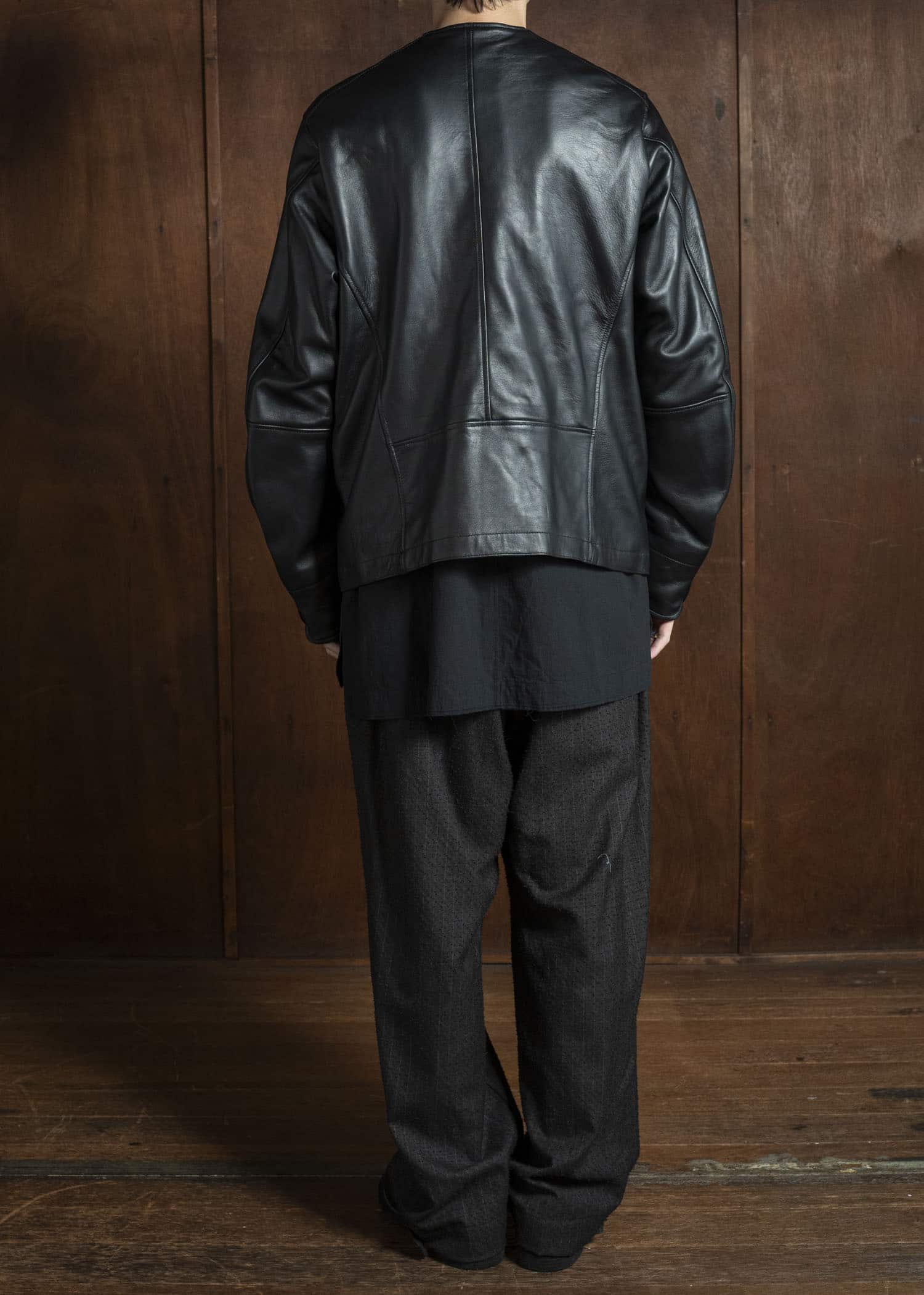 KLASICA 25F-JKT-L31 'VESSEL''-leather ''Old Dutch Fisherman JKT'' BLACK