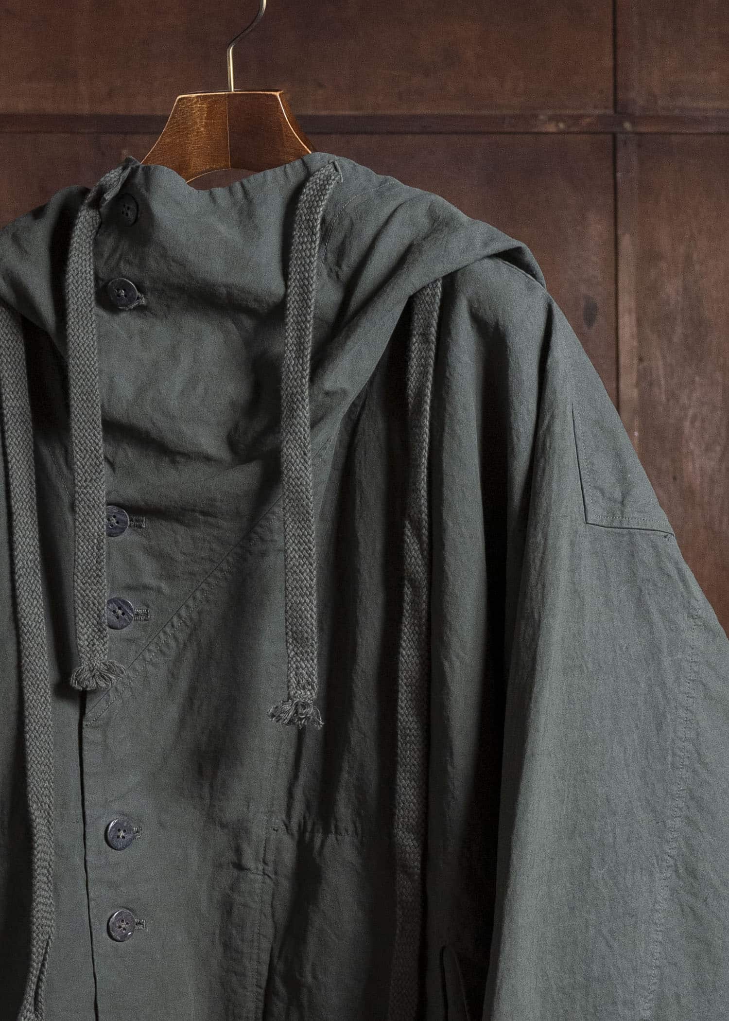 amachi. Coverd Jacket - Washi AY18J-2090-SS ND - Green Gray