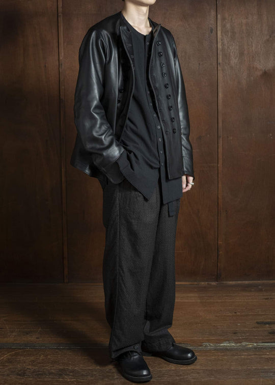 KLASICA 25F-JKT-L31 'VESSEL''-leather ''Old Dutch Fisherman JKT'' BLACK