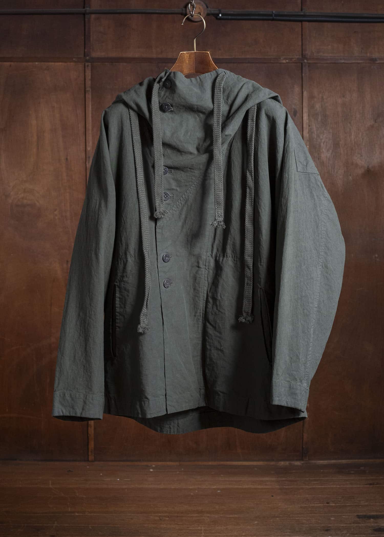 amachi. Coverd Jacket - Washi AY18J-2090-SS ND - Green Gray