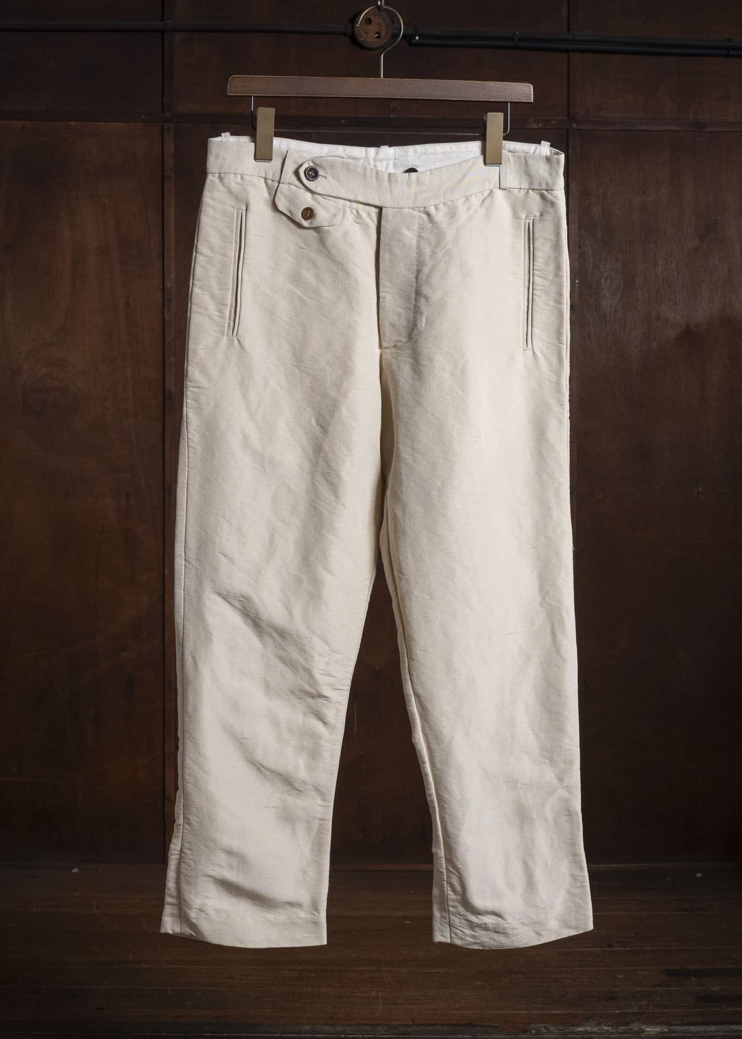 J.M.Ribot Antique Silk Cropped Trousers