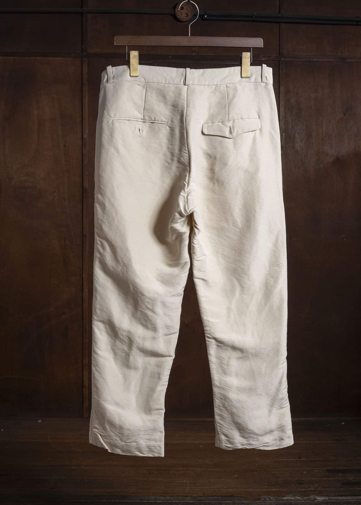J.M.Ribot Antique Silk Cropped Trousers
