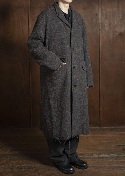 KLASICA 25F-LCT-A02 ""1983""-mt ""Cut off Classic Straight Coat"" MIX BROWN