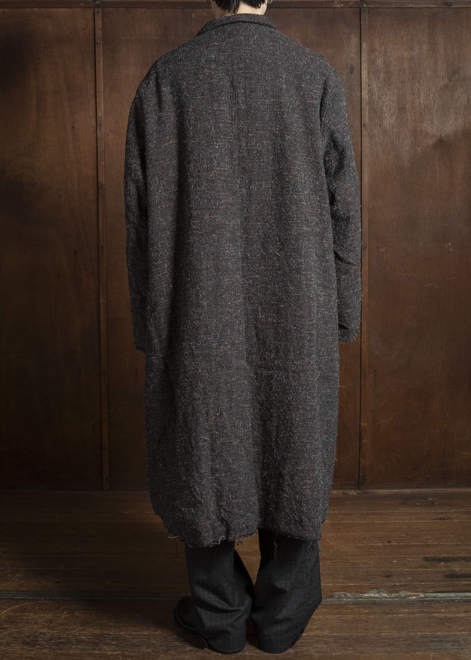 KLASICA 25F-LCT-A02 "1983"-mt "Cut off Classic Straight Coat" MIX BROWN