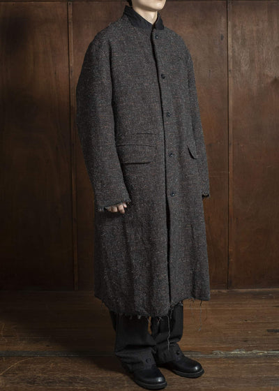 KLASICA 25F-LCT-A02 ""1983""-mt ""Cut off Classic Straight Coat"" MIX BROWN