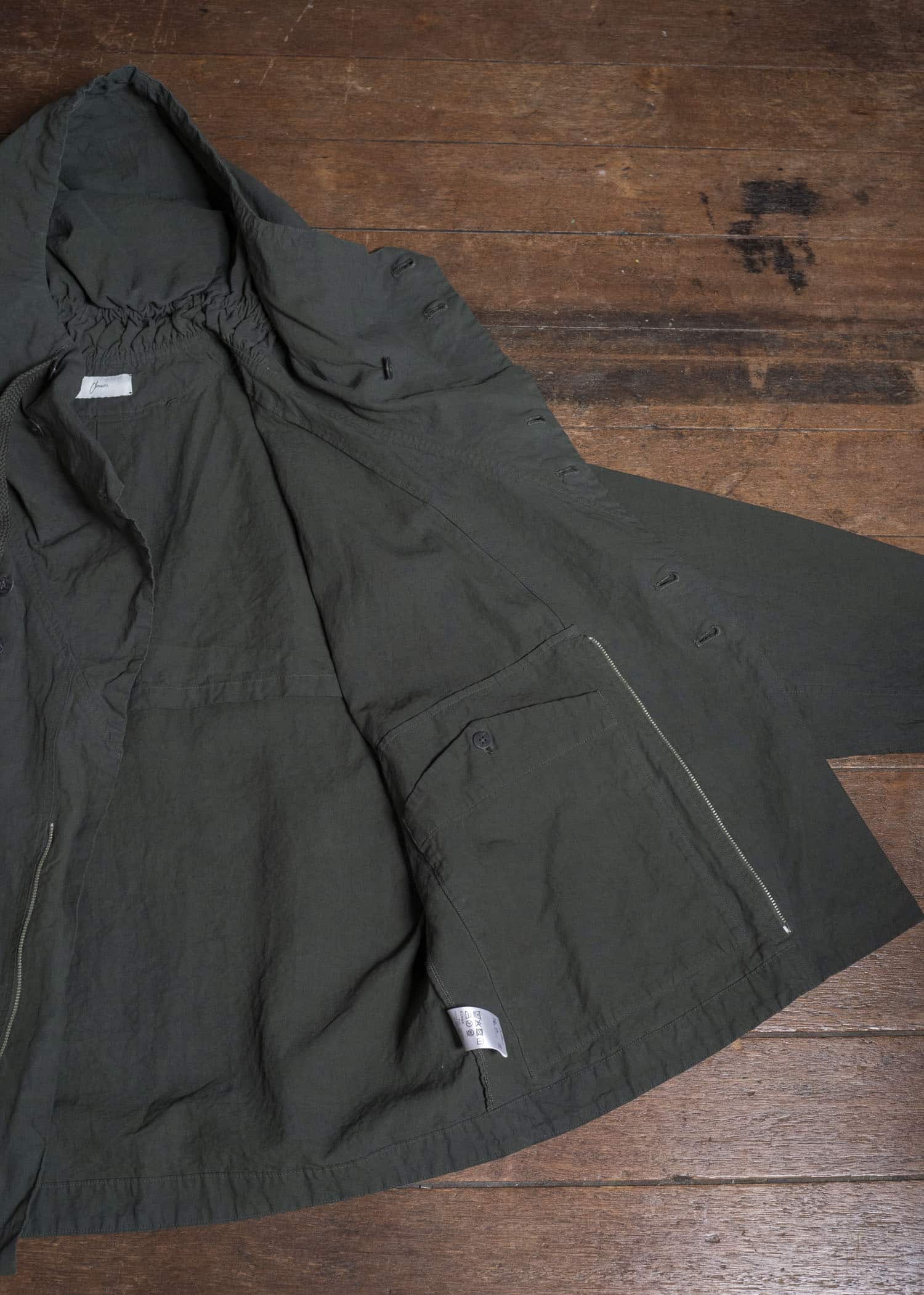 amachi. Coverd Jacket - Washi AY18J-2090-SS ND - Green Gray