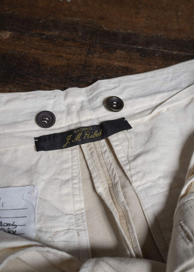 J.M.Ribot Antique Silk Cropped Trousers