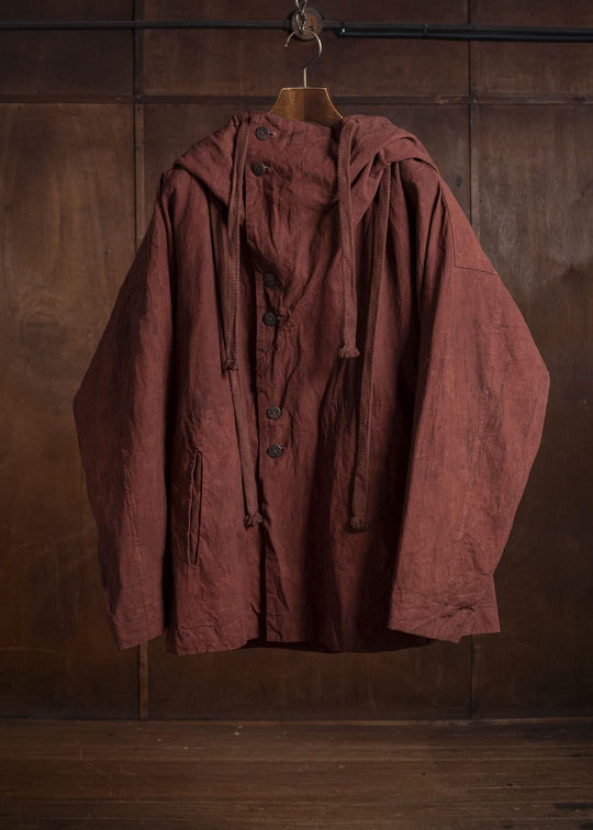 amachi. Coverd Jacket - Washi AY18J-2090-SS ND - Rust Brown