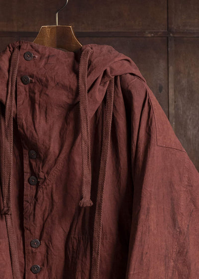 amachi. Coverd Jacket - Washi AY18J-2090-SS ND - Rust Brown