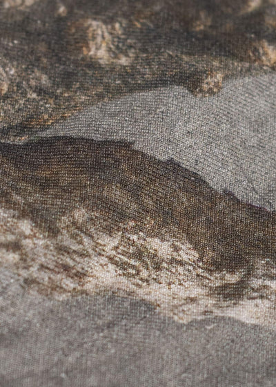 ZIGGY CHEN 0M2510723 Digital Print Shirt Jacket GREY X OLIVE