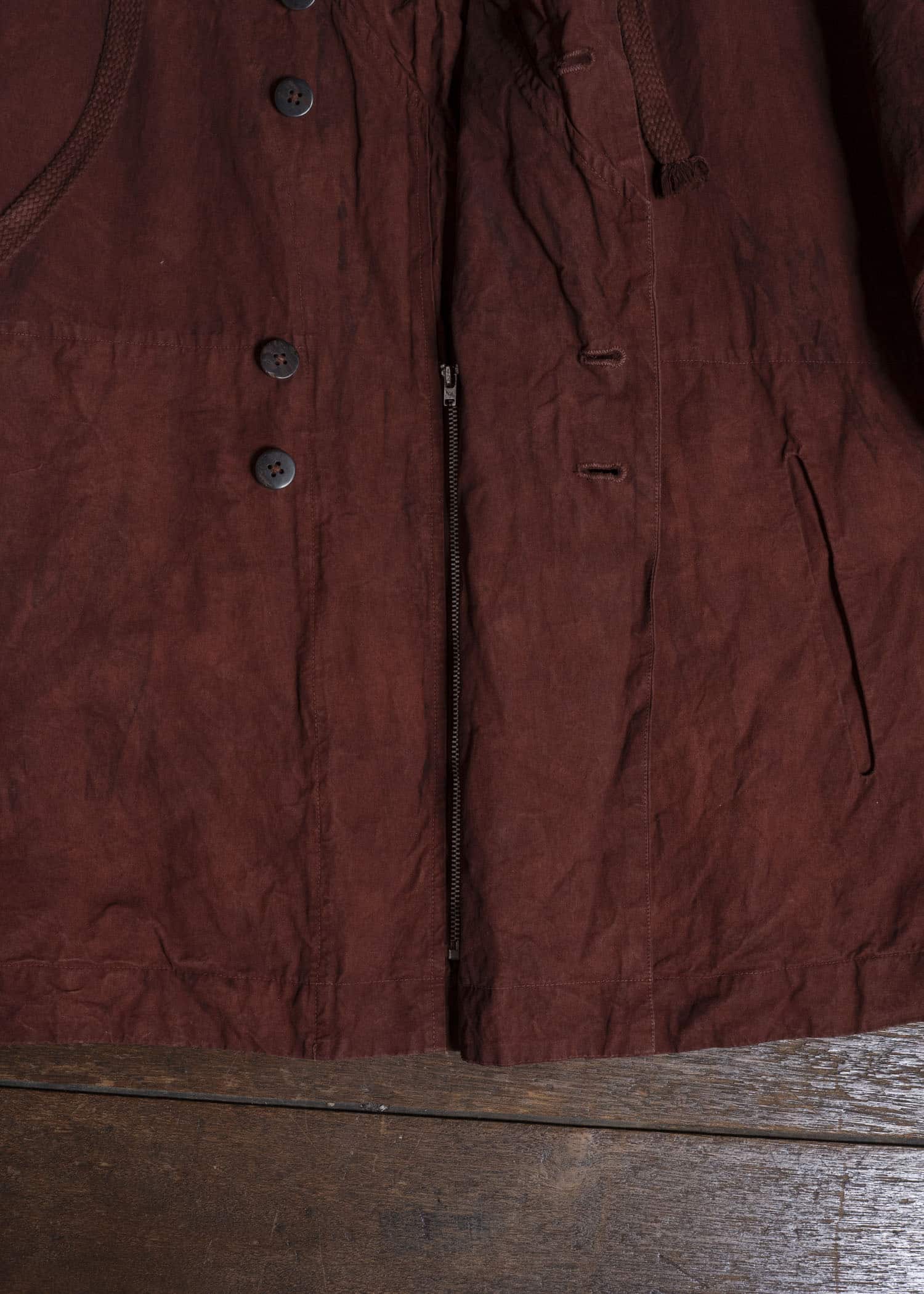 amachi. Coverd Jacket - Washi AY18J-2090-SS ND - Rust Brown