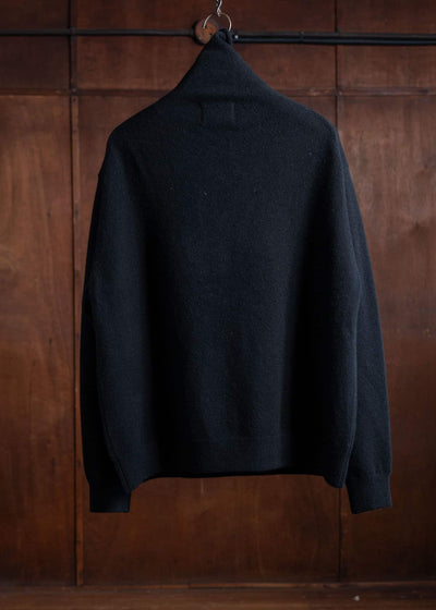 YOKO SAKAMOTO High Neck Knit Black YS-24AW-99-Black