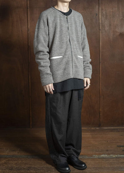 KLASICA 25F-ZCD-H44 DRIVE -sw Anatomical Cut Zip Cardigan Sand