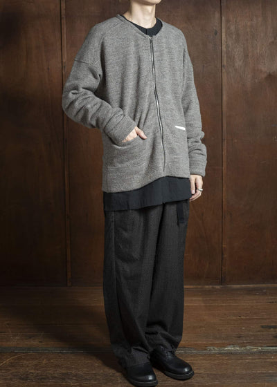 KLASICA 25F-ZCD-H44 DRIVE -sw Anatomical Cut Zip Cardigan Sand