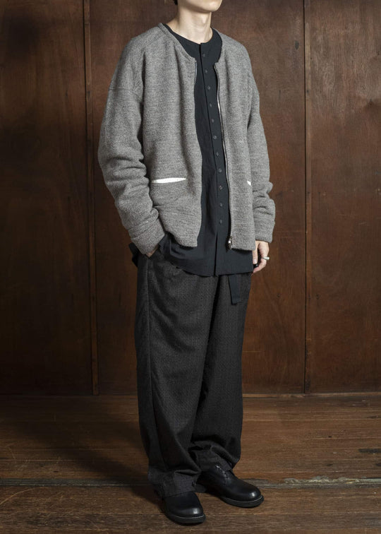 KLASICA 25F-ZCD-H44 DRIVE -sw Anatomical Cut Zip Cardigan Sand