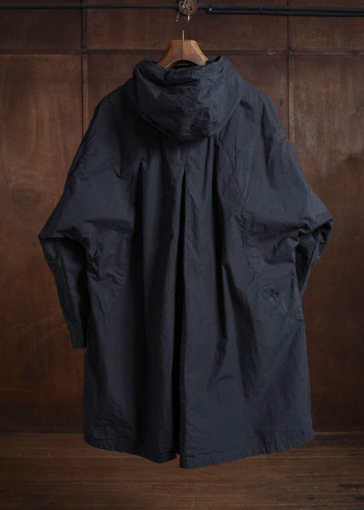 amachi. Fabric Forming Field Coat AY18C-2097 Charcoal Black