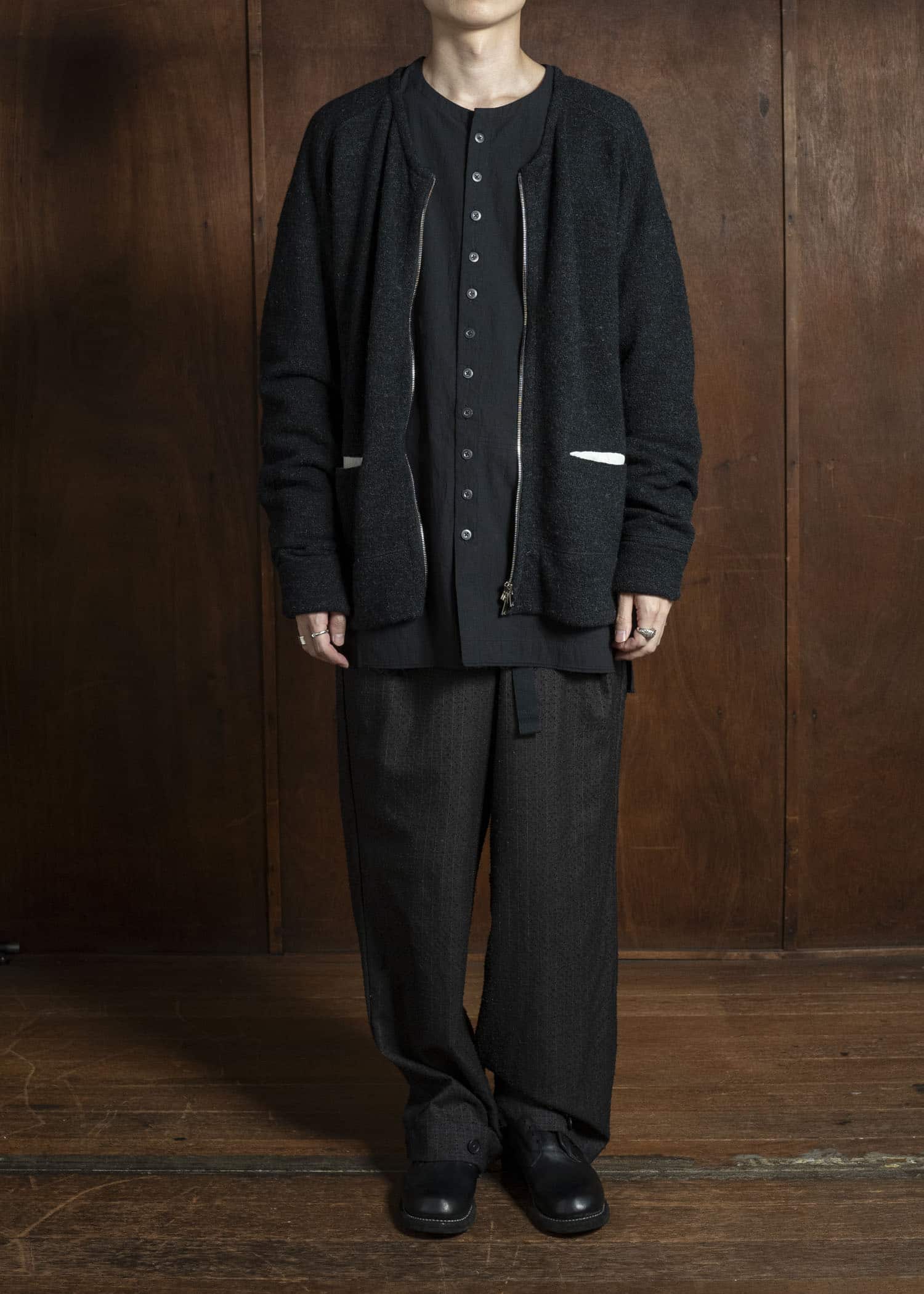 KLASICA 25F-ZCD-H44 DRIVE -sw Anatomical Cut Zip Cardigan Carbon