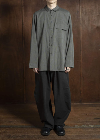 Jurgen Lehl Cotton Yakutan Bra-Tuck Tapered Pants J0553FPM222 #18: Ink