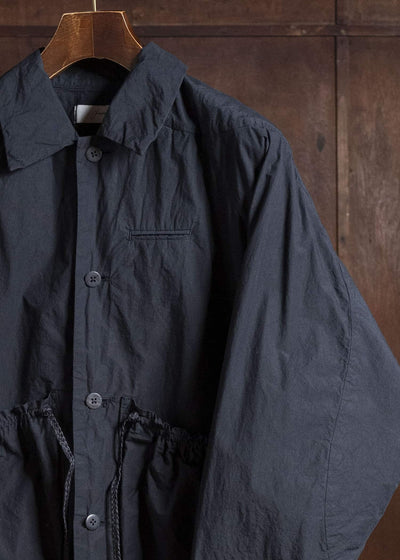 amachi. Fabric Forming Field Jacket AY18J-2098 Charcoal Black