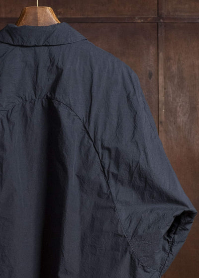 amachi. Fabric Forming Field Jacket AY18J-2098 Charcoal Black