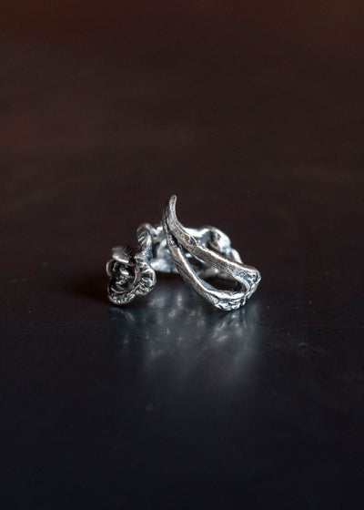 Professor.E FORK RING SILVER 25FW-ACC-FM-10