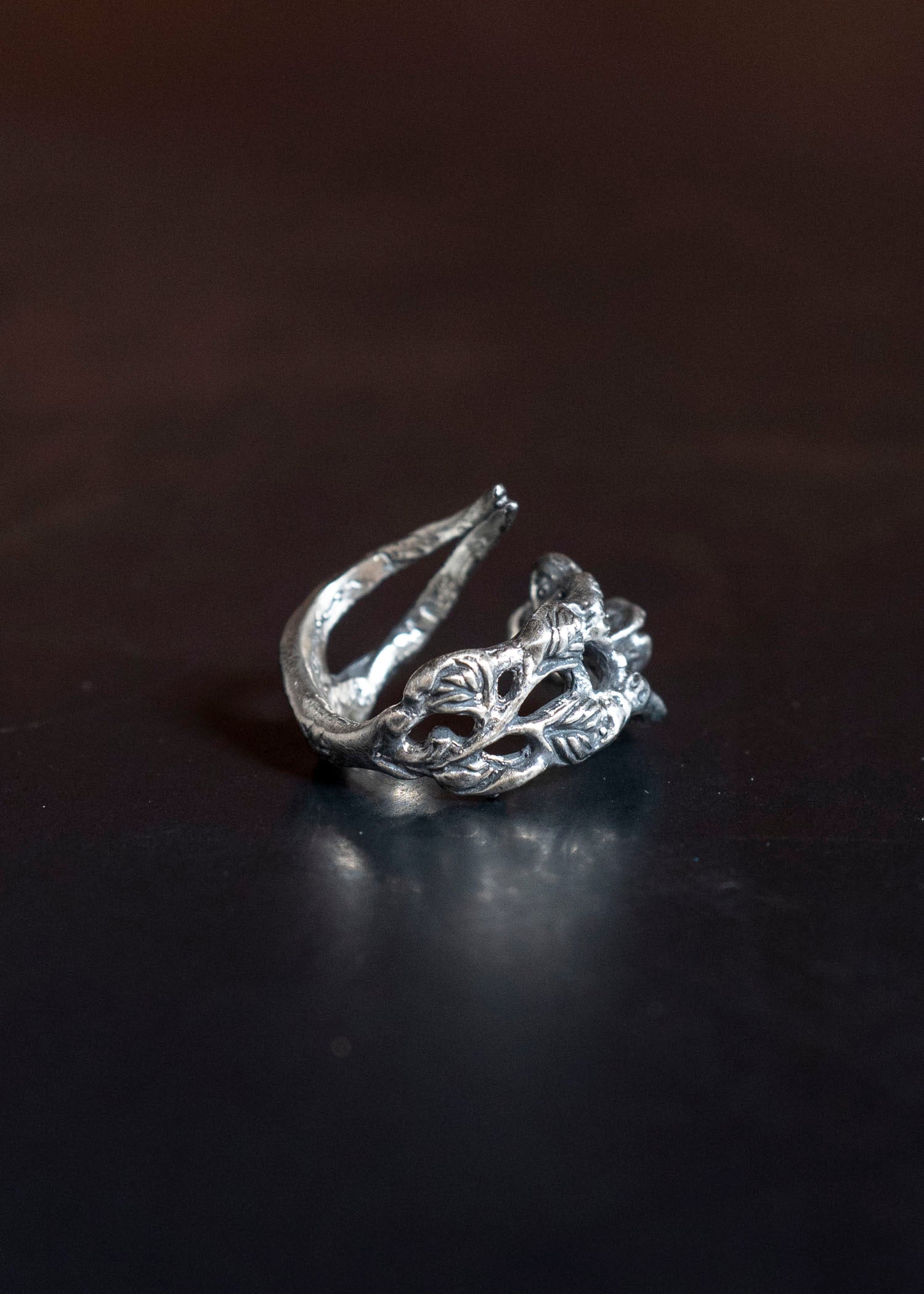 Professor.E FORK RING SILVER 25FW-ACC-FM-10