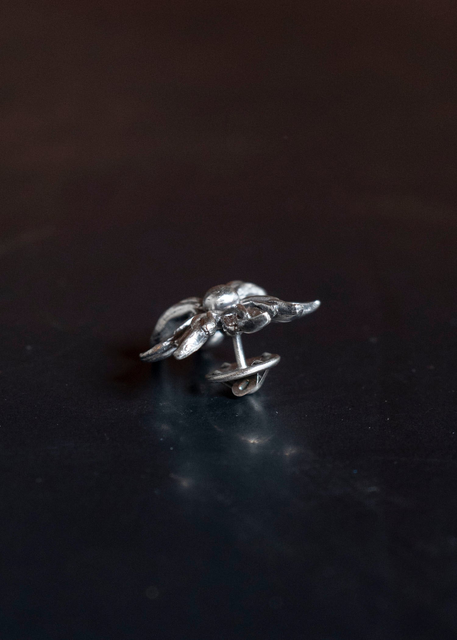 Professor.E PIN SET Pin 03 / Flower SILVER 25FW-ACC-FM-12