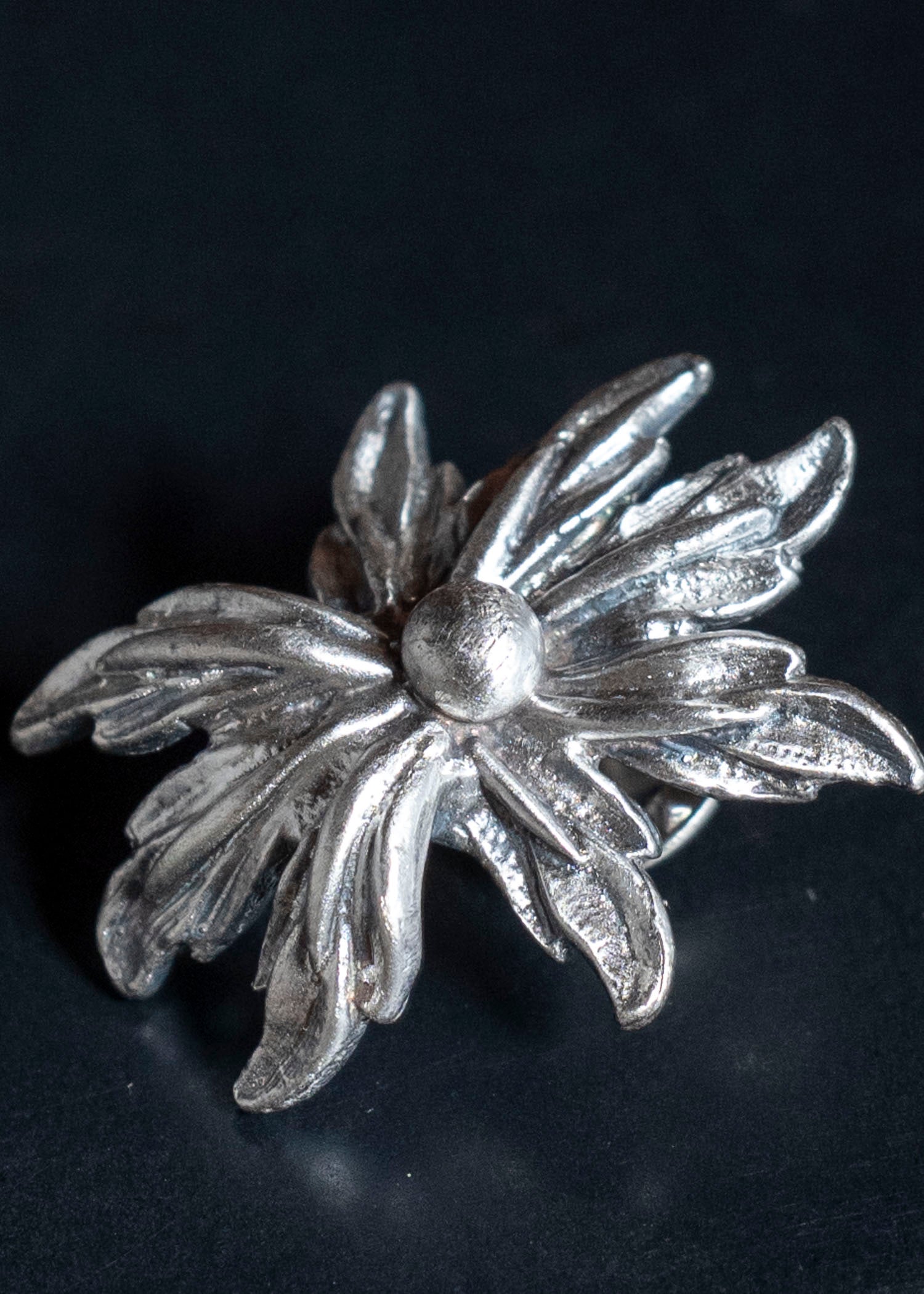 Professor.E PIN SET Pin 03 / Flower SILVER 25FW-ACC-FM-12