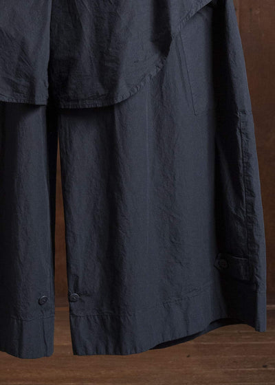 amachi. Layered Utility Pants AY18B-3076 Charcoal Black