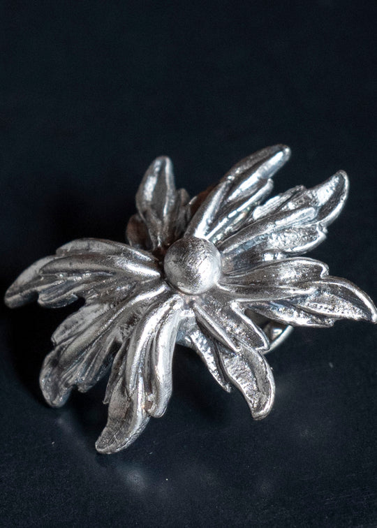 Professor.E PIN SET Pin 03 / Flower SILVER 25FW-ACC-FM-12