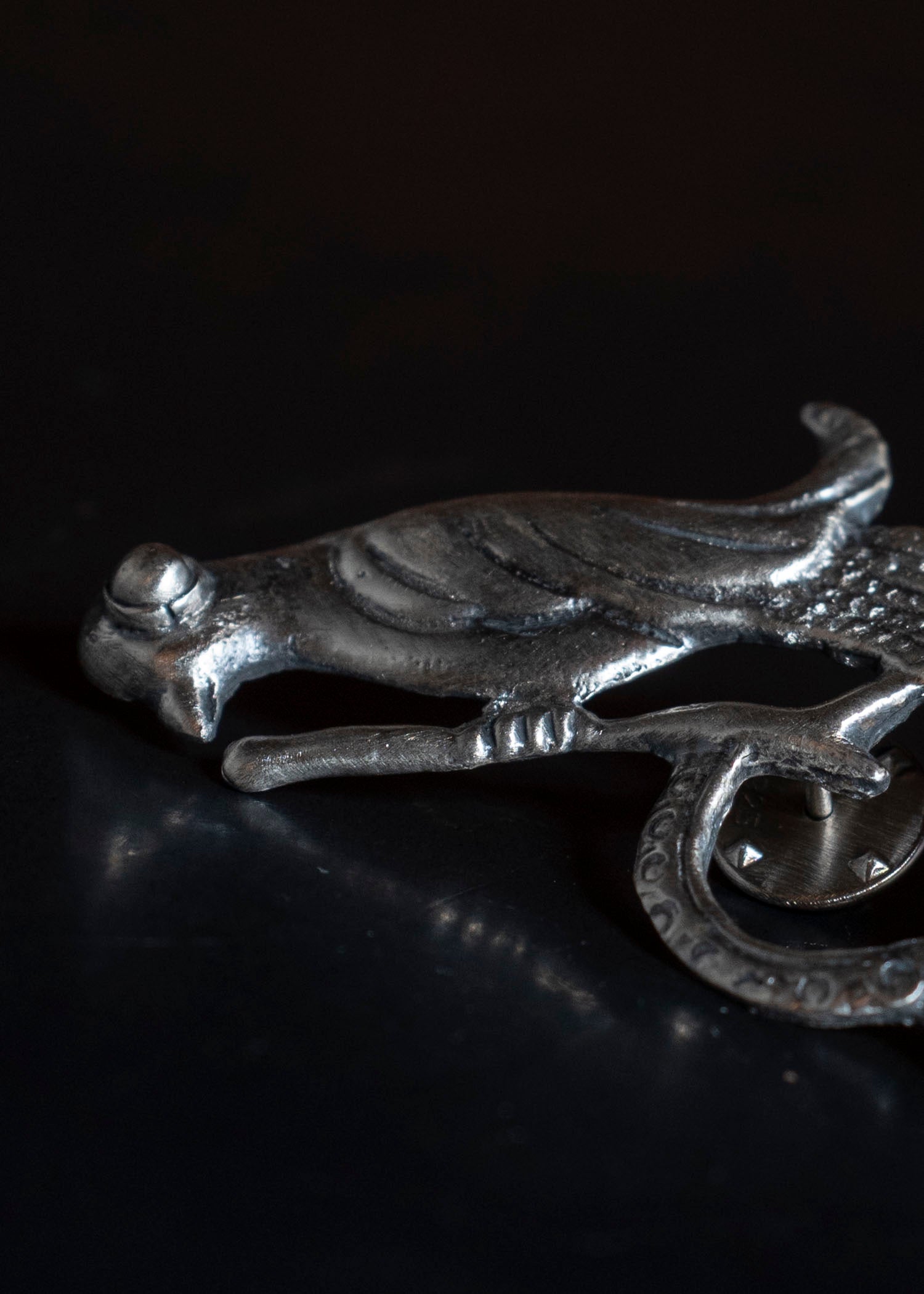 Professor.E PIN SET Pin 04 / Bird SILVER 25FW-ACC-FM-12