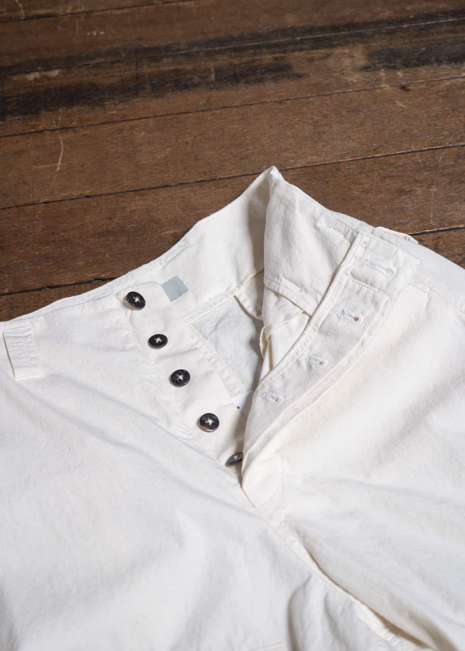 amachi. Double Knee Cargo Pants - Light Weight AY009B-3032 Off White