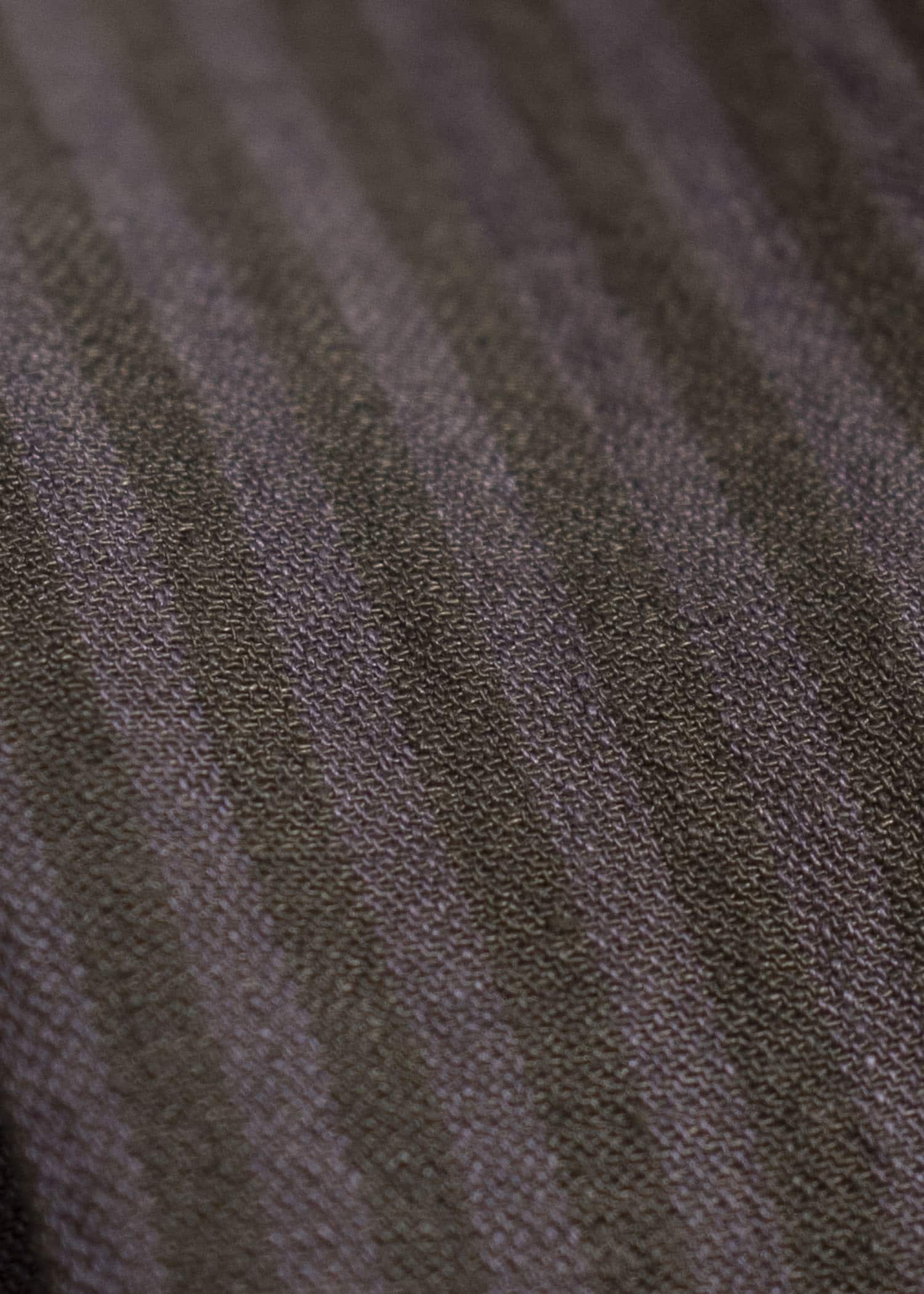 ZIGGY CHEN 0M2510510 Striped Drop Crotch Trousers LAVENDER X OLIVE