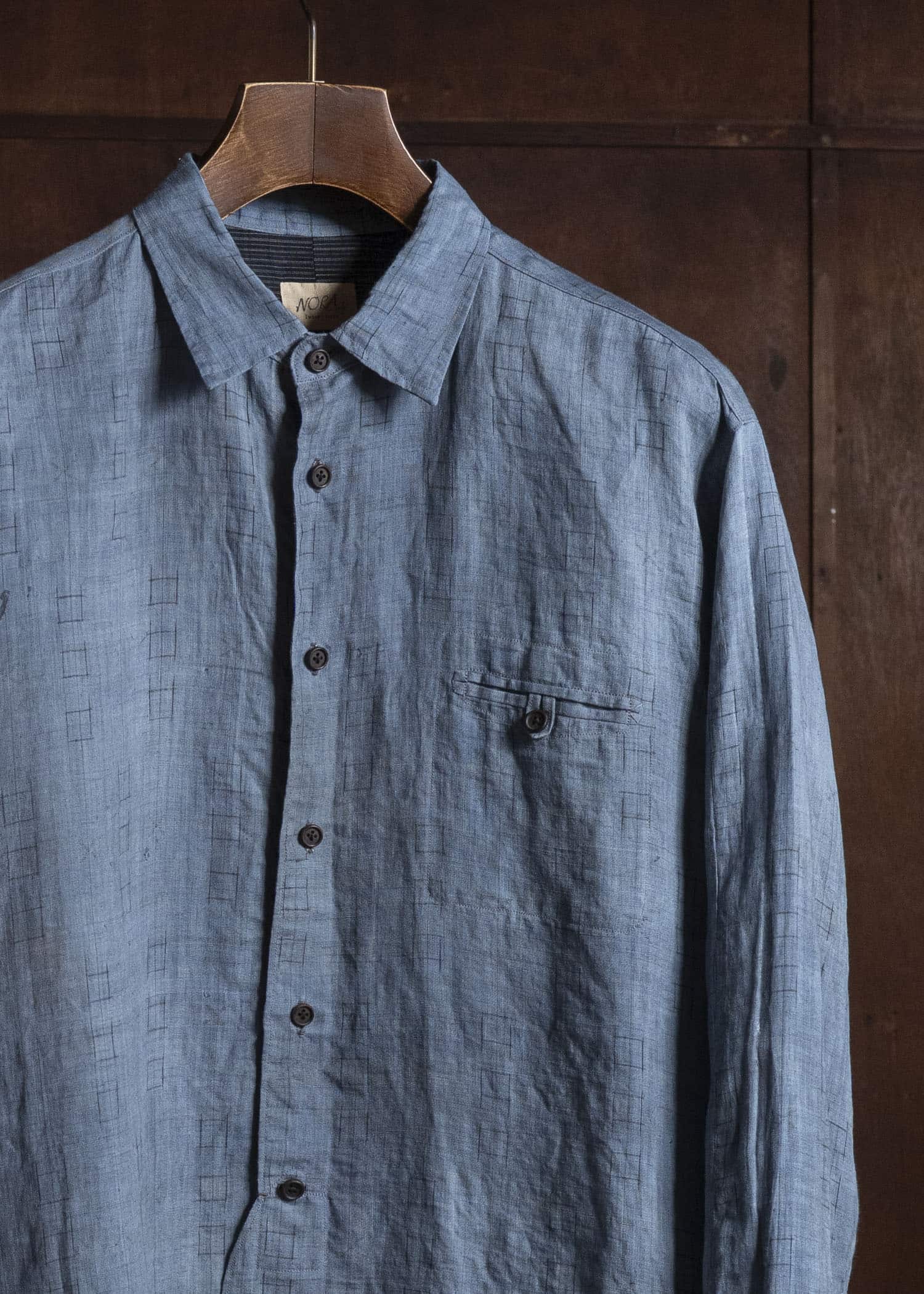 NORA Taisho- Eary Shown Japan 麻 Shirt