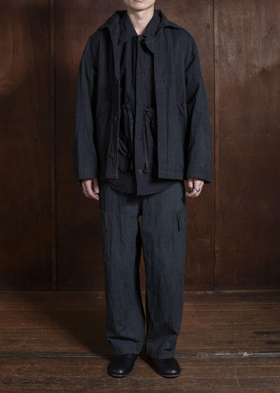 amachi. Double Knee Cargo Pants - Light Weight AY009B-3032 ND - Blue Gray