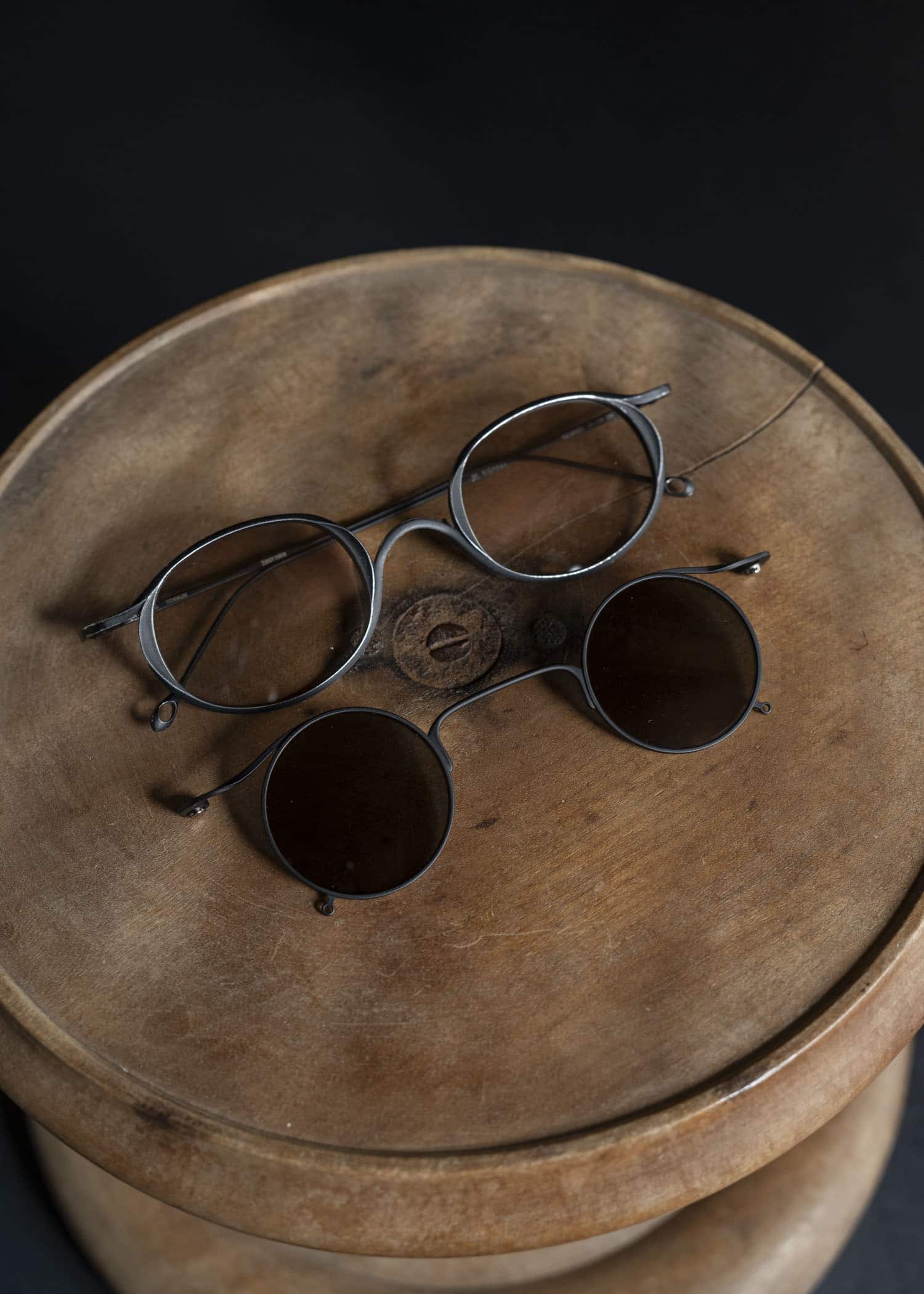 RIGARDS × ZIGGY CHEN RG1943ZC ANTIQUE BLACK (FRAME) BLACK (CLIP) DARK GRAY (LENS)