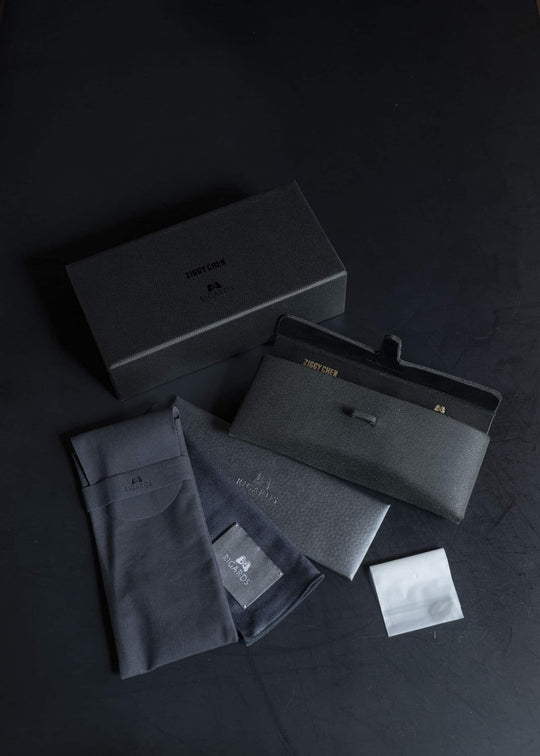 RIGARDS × ZIGGY CHEN RG1943ZC ANTIQUE BLACK (FRAME) BLACK (CLIP) DARK GRAY (LENS)