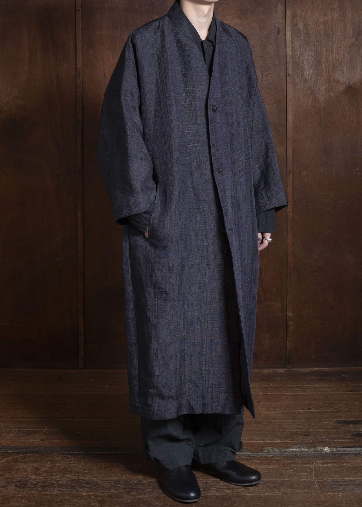 amachi. Coverd Coat AY18C-2083-26SS Dark Purple