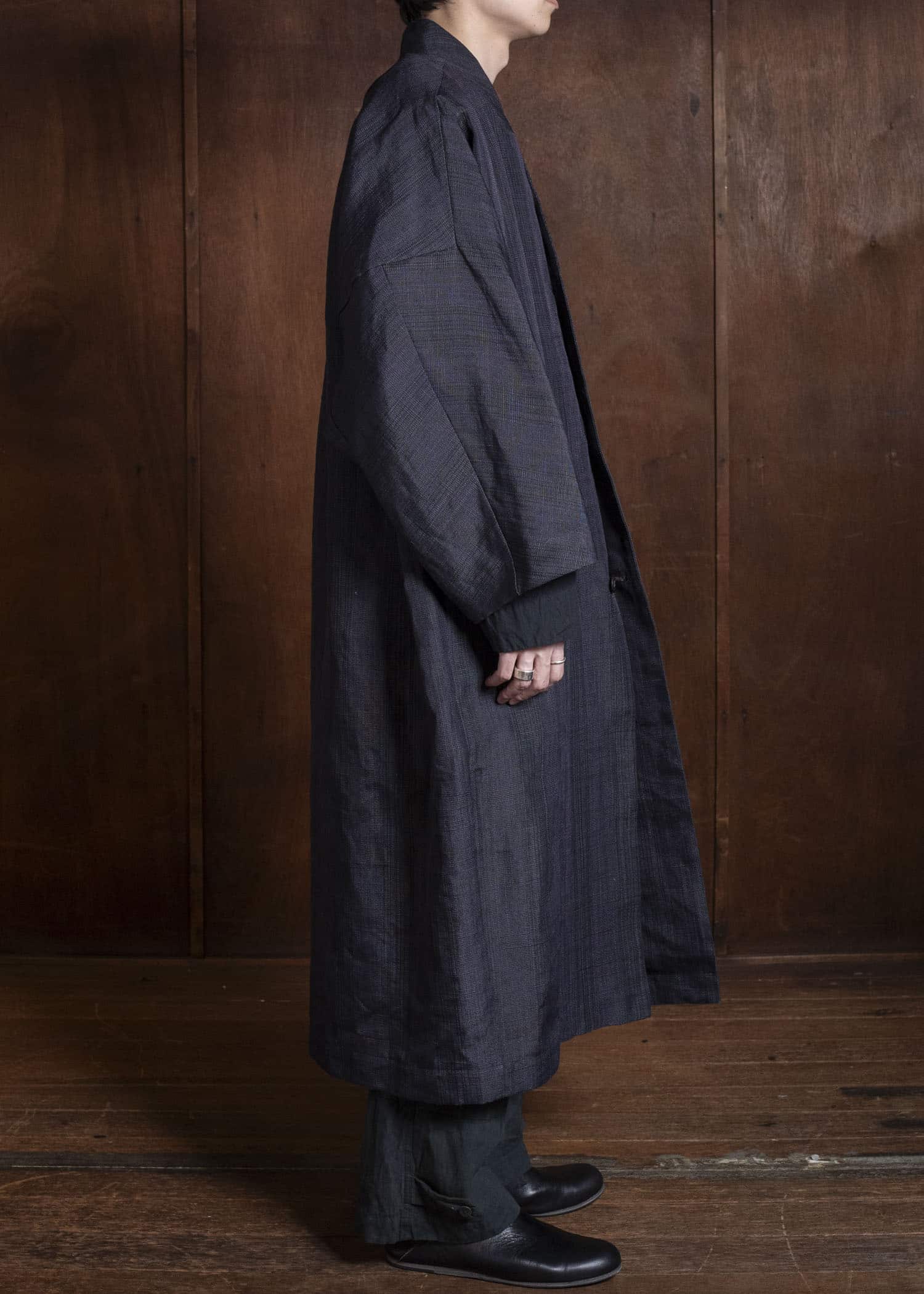 amachi. Coverd Coat AY18C-2083-26SS Dark Purple