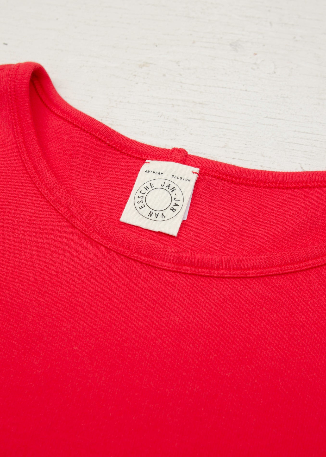 JAN-JAN VAN ESSCHE "TEE#73"POPPY PANCAKE COTTON JERSEY