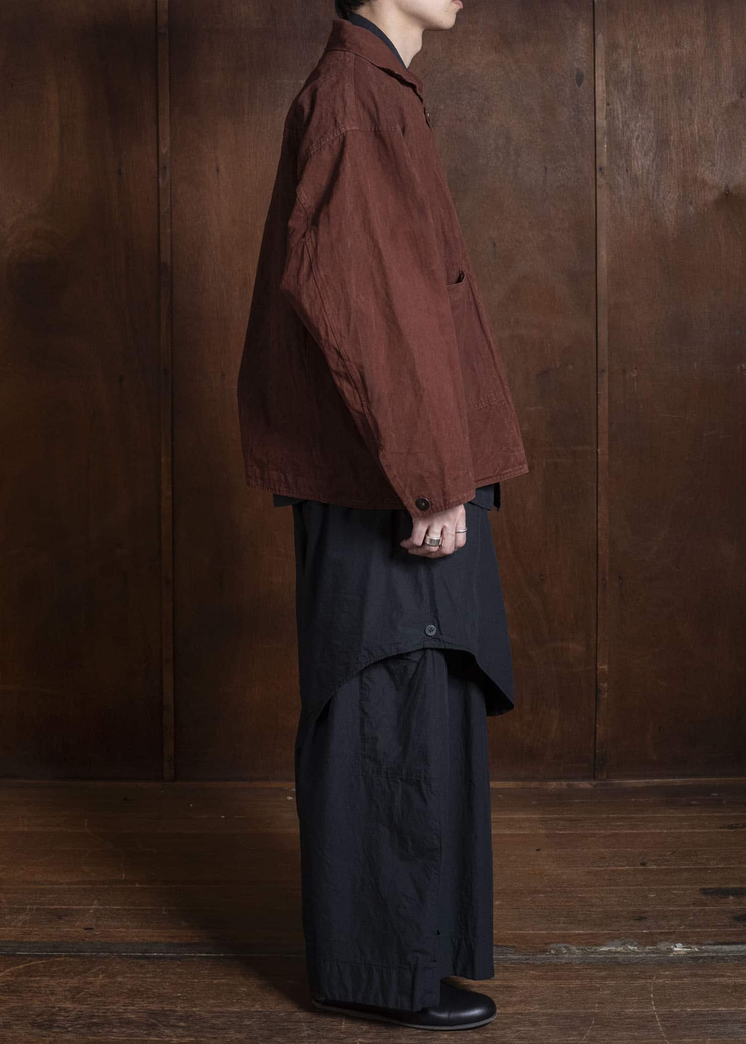 amachi. Meeting Jacket - FO AY009J-1011 ND - Rust Brown