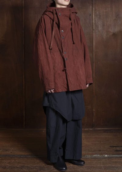 amachi. Coverd Jacket - Washi AY18J-2090-SS ND - Rust Brown